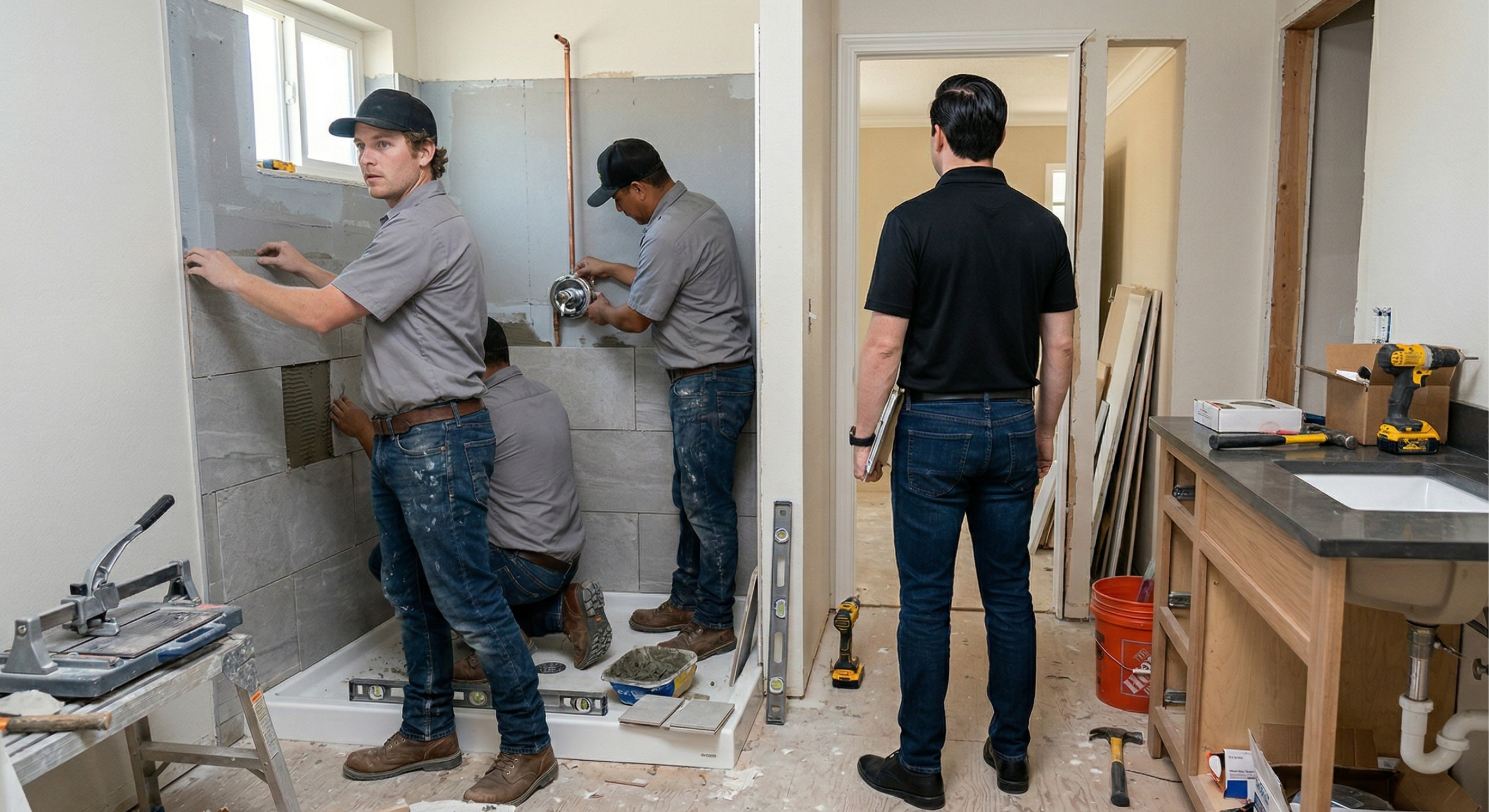 Remodel begins step